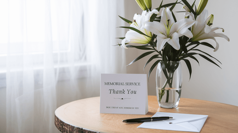 10 Tips for Writing Memorial Service Thank You Notes