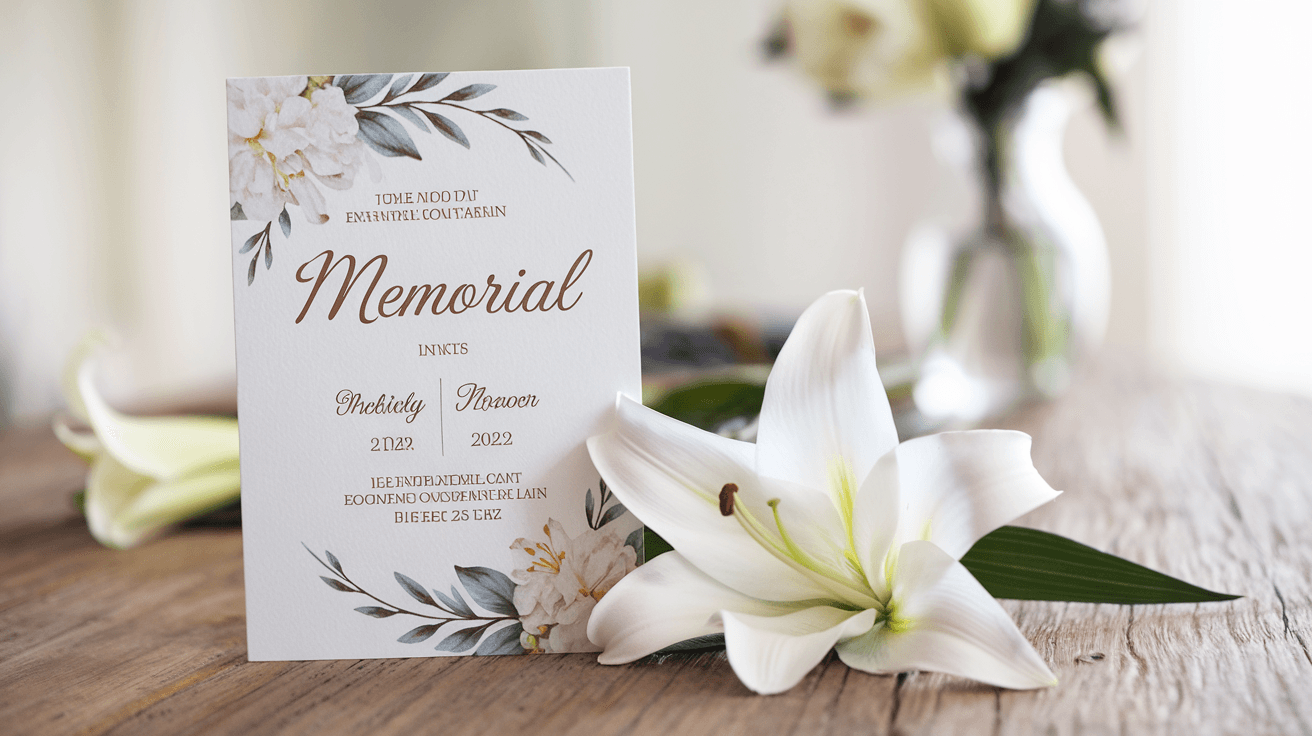 Crafting Memorable Memorial Invitation Cards: A Guide to Honoring Your Loved One