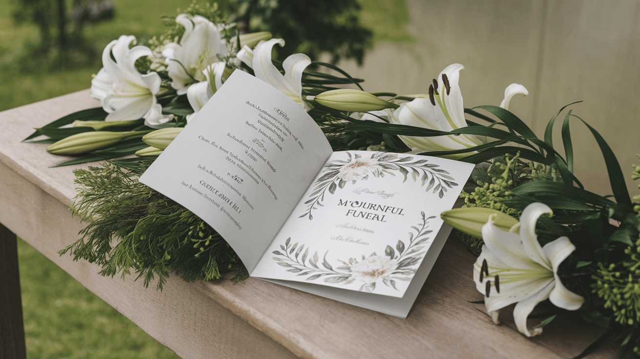 Create a Meaningful Funeral Program Guide