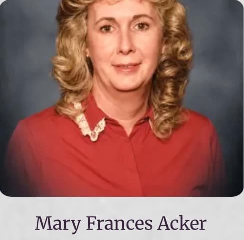 Photo of Mary Frances (Brock) Acker