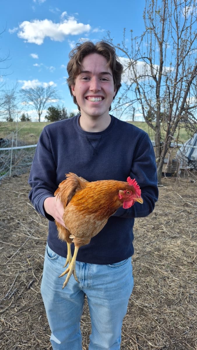 Photo of Matt Johnson. Student at the university of Nebraska Lincoln and pledge of theta xi