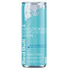 Photo of ice vanilla berry red bull