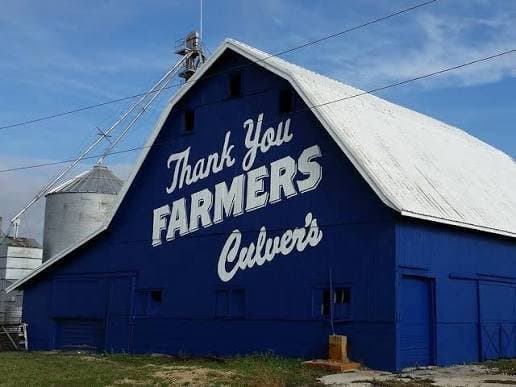 Photo of Culvers thank you farmers barn