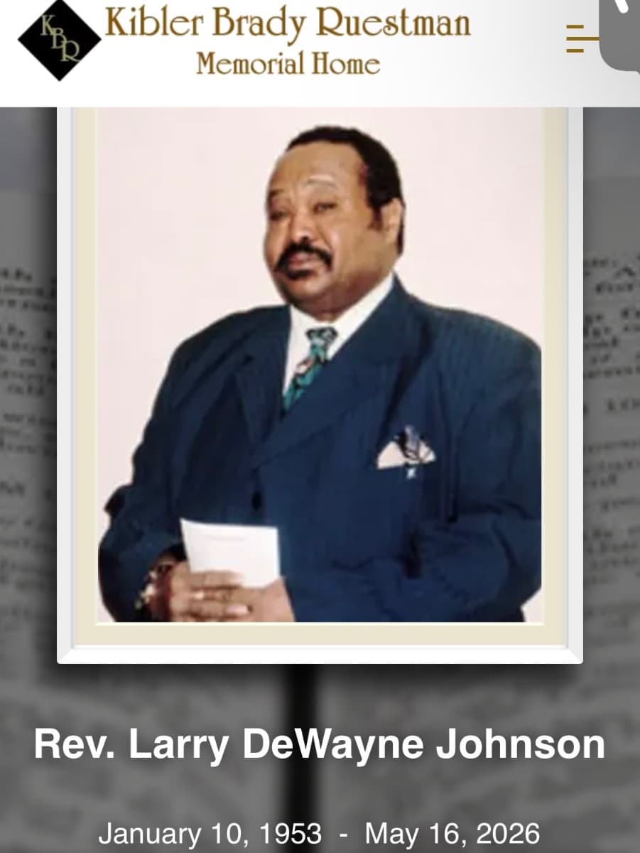 Photo of Rev. Larry DeWayne Johnson