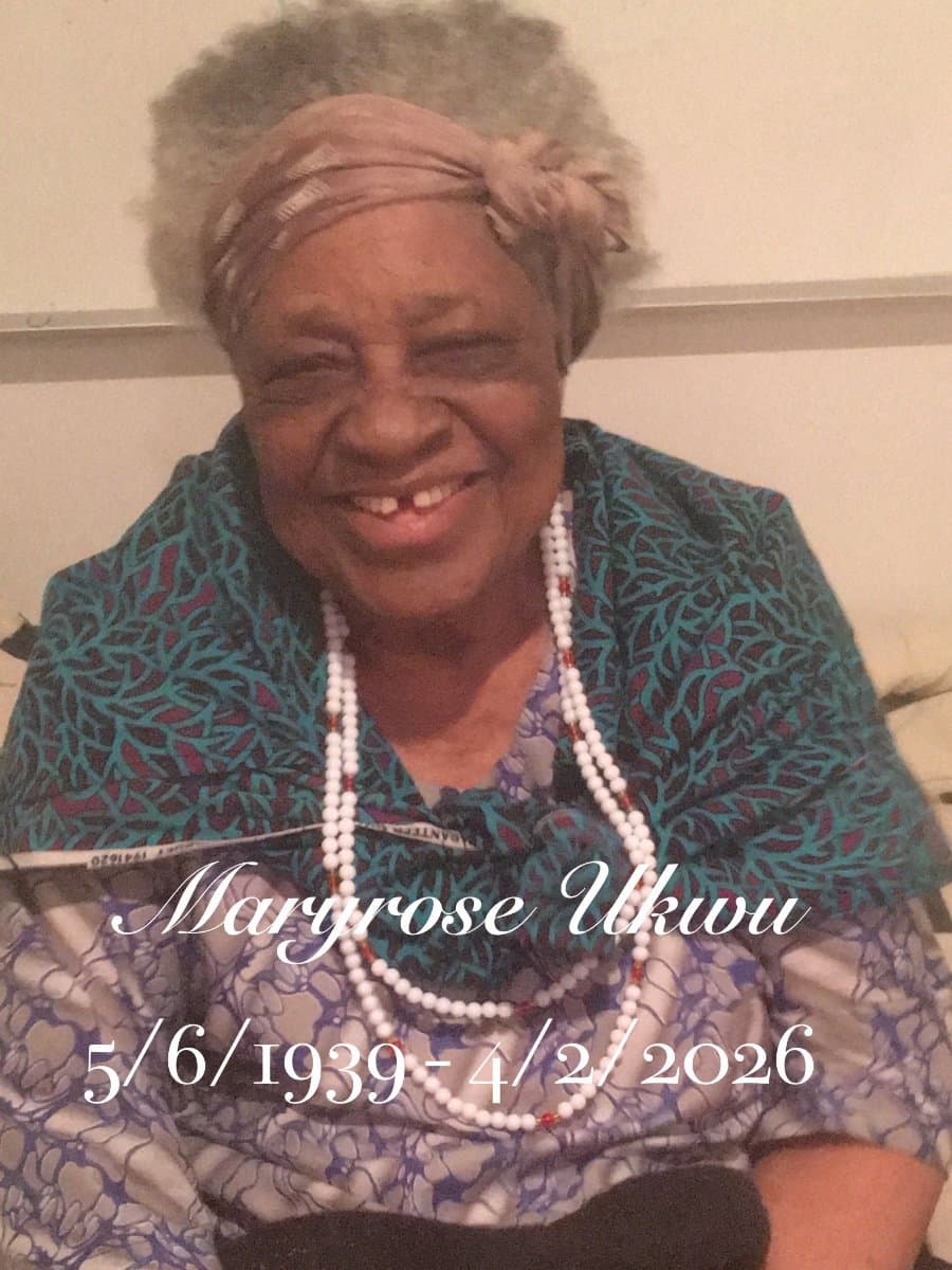 Photo of Maryrose "May" Chinedu Ukwu (nee Mbadiwe)