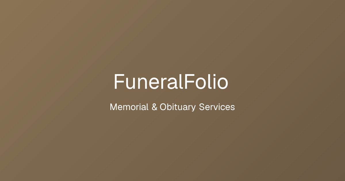 Alex reed - Obituary | FuneralFolio